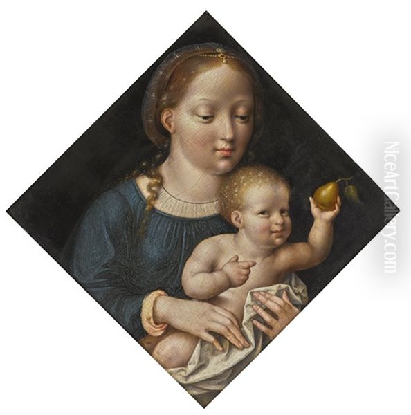 Virgin And Child With A Pear - view 1