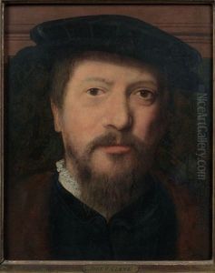 Portrait De Gentilhomme by Joos Van Cleve