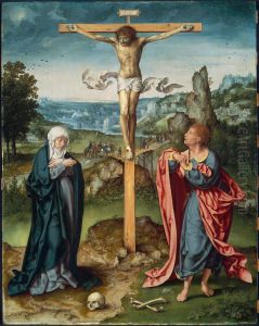 The Crucifixion by Joos Van Cleve