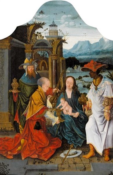 Anbetung Der Konige (collab. W/workshop Of Joachim Patinir) - view 1