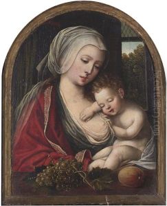 The Virgin And Sleeping Christ Child