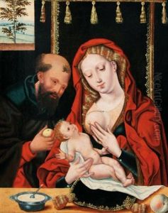 Sainte Famille by Joos Van Cleve