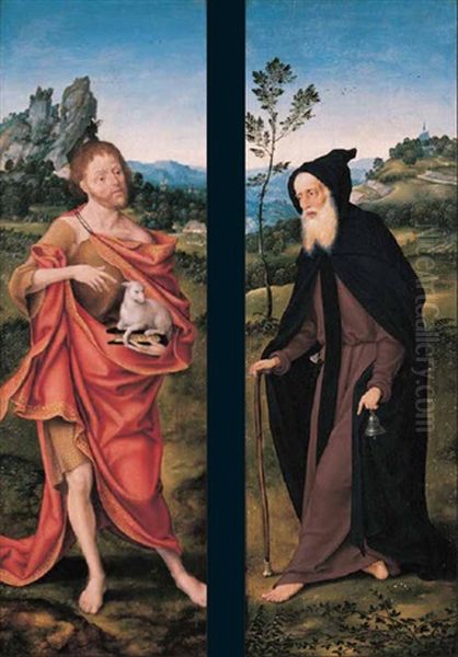 San Giovanni Battista (+ Sant'antonio Abate; 2 Works) - view 1