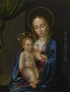 Maria Mit Dem Kind by Joos Van Cleve