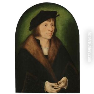 Portrait Of A Man In A Black Cap And A Fur-trimmed Coat
