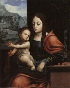 Maria Mit Kind (madonna Mit Den Kirschen) by Joos Van Cleve