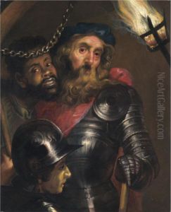 A Soldier Being Arrested by Andreas Ferdinand Mayr