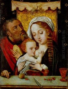 Die Heilige Familie by Joos Van Cleve