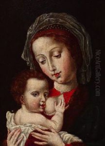Madonna Mit Dem Christuskind by Joos Van Cleve