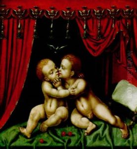 Christ And The Infant Saint John Kissing