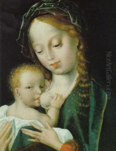 Maria Mit Dem Kind by Joos Van Cleve