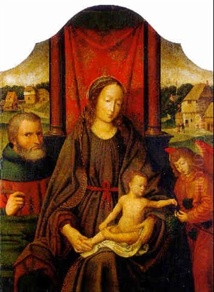 Virgin And Child With Saint Joseph And An Angel - view 1