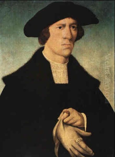 Portrait Of A Man With A Glove - view 1