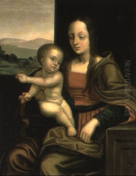 The Madonna And Child With Cherries - view 1
