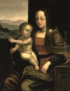 The Madonna And Child With Cherries by Joos Van Cleve