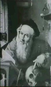 The Meditation Of Saint Jerome by Joos Van Cleve