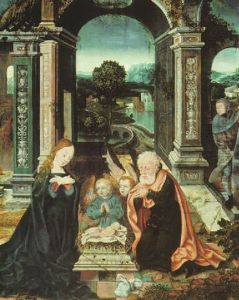 The Nativity by Joos van der Beke Cleve