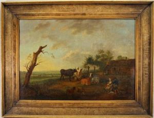 Cattle Outside Of Farmstead
