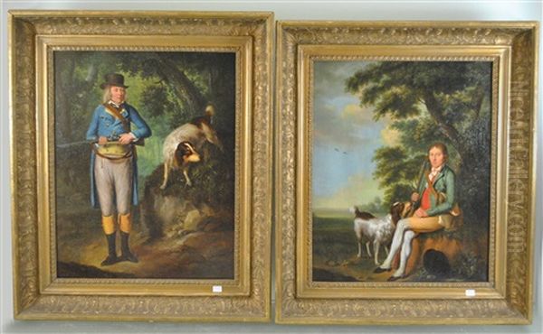 Chasseurs Et Epagneuls (pair) - view 1