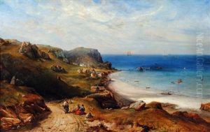 Cornelian Bay, Scarborough by Alfred Clint