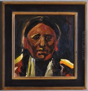 Indian Portrait No.8 by Merton Clivette