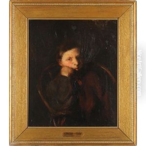 Portrait Of A Young Boy by May Lewis Close