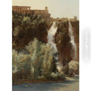 View Of Tivoli by Francois Gilles Joseph Closson