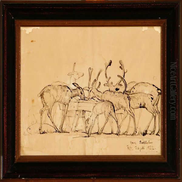 A Reindeer, A Torso And A Battle Scene - view 1