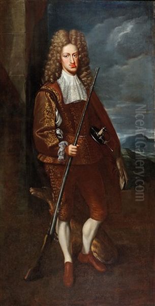Portraits Of King Charles Ii Of Spain And His Second Wife - view 1