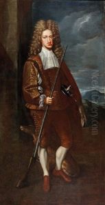 Portraits Of King Charles Ii Of Spain And His Second Wife by John Closterman