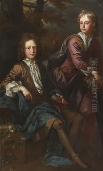 Portrait Of Thomas And George Dashwood - view 1