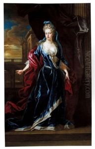 Portrait Of Mrs. Richard Jones by John Closterman