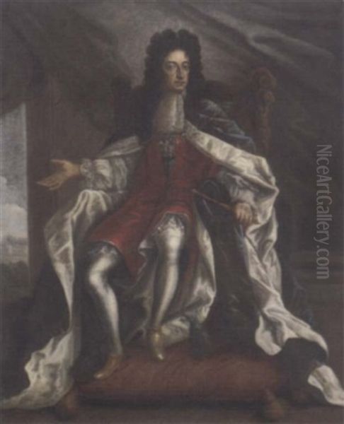 Portrait Of William Iii In Coronation Robes - view 1