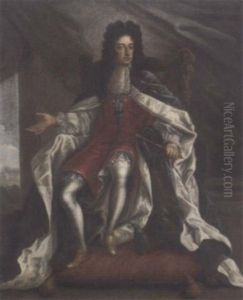 Portrait Of William Iii In Coronation Robes