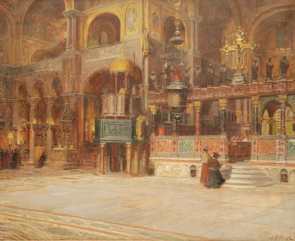 Interno Dellabasilica Di San Marco - view 1