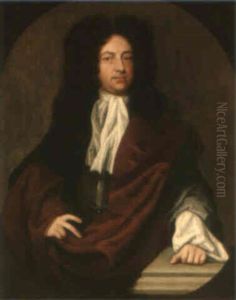 Portrait Of A Gentleman (the Earl Of Rochester?) by John Closterman