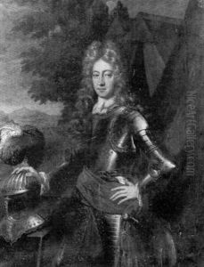 Portrait Du Seigneur Evert Jan Benjamin Van Wyhe, Seigneur De Eck En Wiel, En Armure by John Baptist Closterman