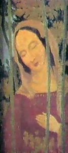 Dame Au Jardin by Albert Clouard