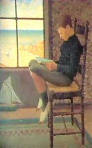 Joel A La Lecture (fils De L'artiste)