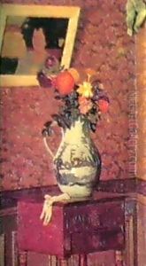 Nature Morte Au Gant Avec Le Portrait De Madame Clouard Par Maurice Denis by Albert Clouard