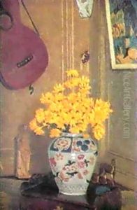 Nature Morte Au Bouquet Jaune