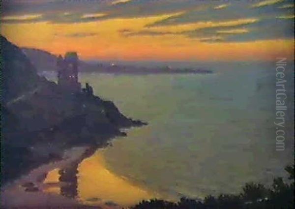 La Plage De Tresignel Au Crepuscule - view 1