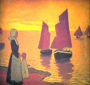Retour De La Peche Au Crepuscule Retour De La Peche Au Crepuscule
