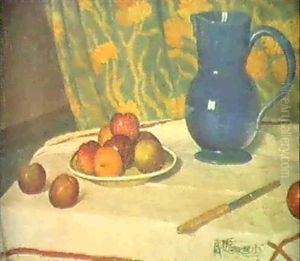 Nature Morte Au Pichet Et Aux Pommes