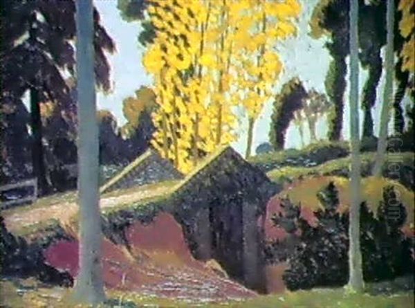 Les Arbres Jaunes - view 1