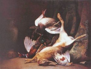 Nature Morte Aux Faisan, Lievre, Perdrix Et Colvert by Felix Clouet