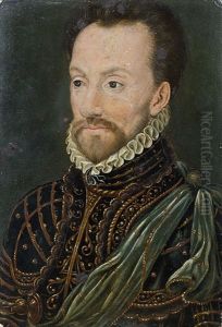 Portrait Dit De Francois De Coligny by Francois Clouet