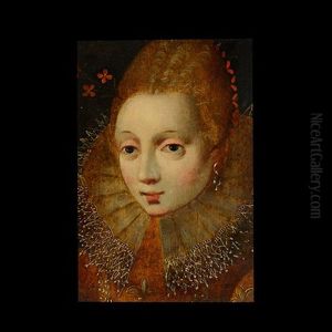 Portrait Of Princess Claude De France by Francois Clouet