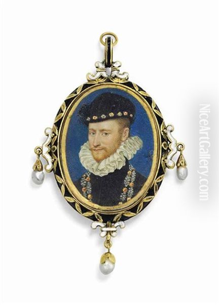 A Nobleman Probably Jacques De Savoie, Duc De Nemours And Comte De Geneve (1531-1585), In Black Doublet And White Ruff - view 1
