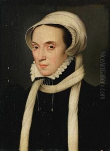 Portrait De Christine De Danemark, Duchesse De Milan Puis De Lorraine